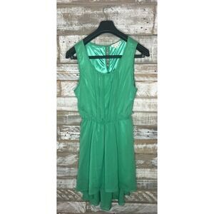 Double Zero womens green‎ summer dress sleeveless L